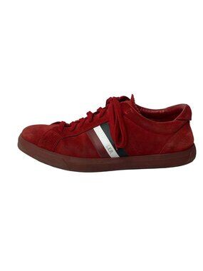 Moncler Sneakers 41 Red Black White Leather